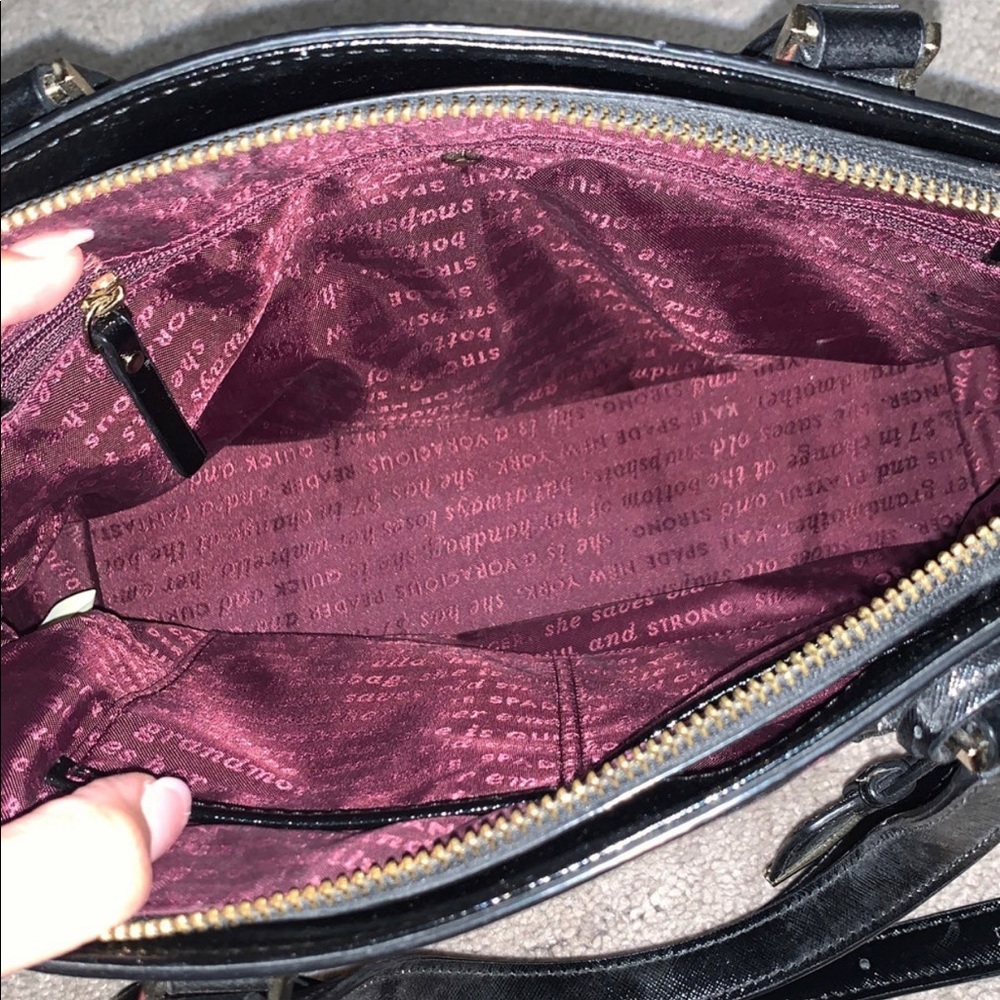 Kate Spade Floral Black Satchel - Picture 7 of 7